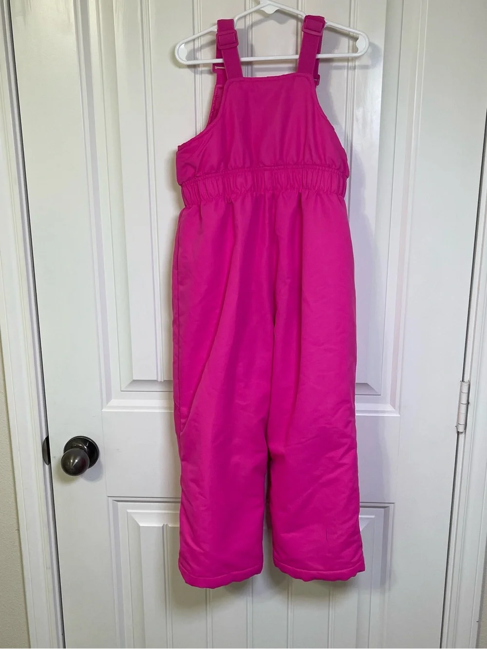 Healthtex Toddler Girls 5T Electric Pink Insulated Winter Snow Bib Overalls